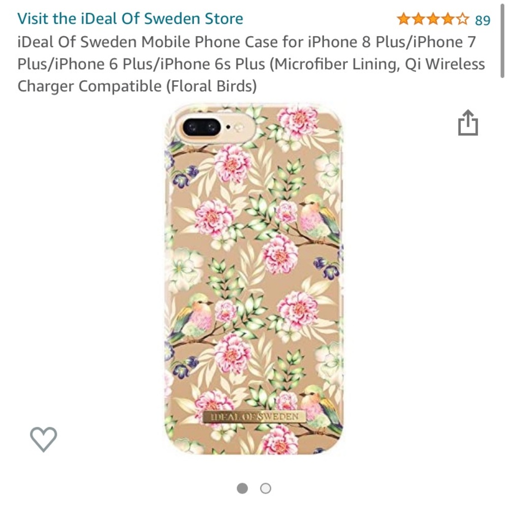 iDeal Of Sweden Mobile Phone Case for iPhone 8 Plus/
7Plus/6 Plus/6s Plus